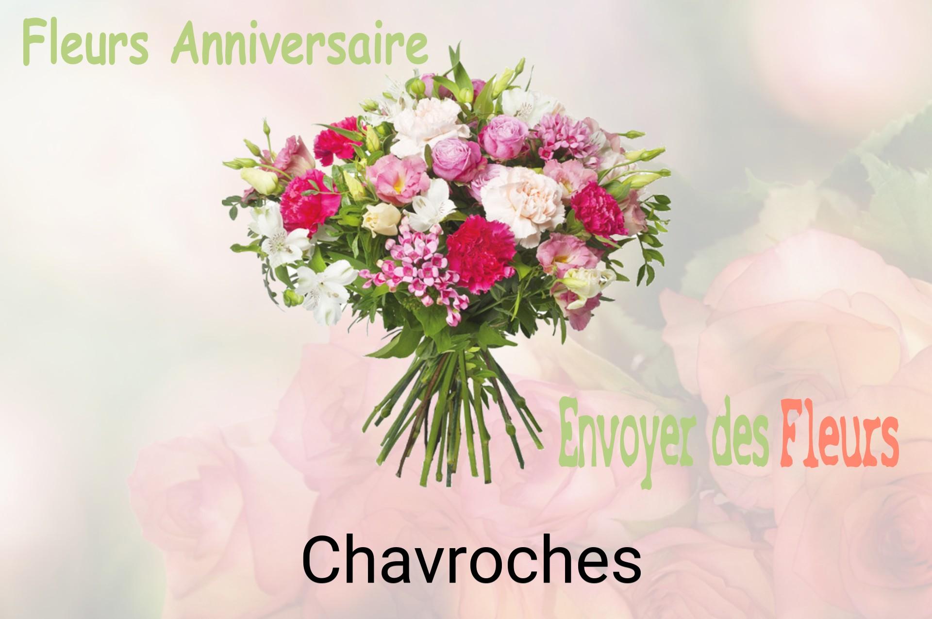 Bouquet de fleurs d’anniversaire livré à Chavroches