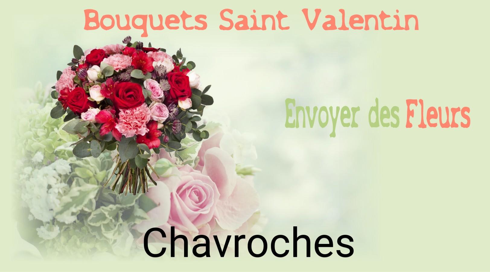 Roses de Saint-Valentin livrées à Chavroches